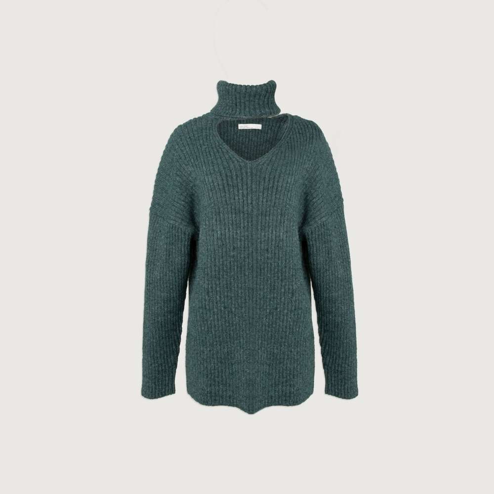 Oversized Ribbed Turtleneck - Picture 12 of 12